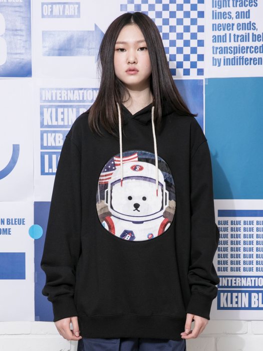 [RE-EDITION]APOLLO DOG PATCH HOOD T-SHIRTS 2020SS BLACK