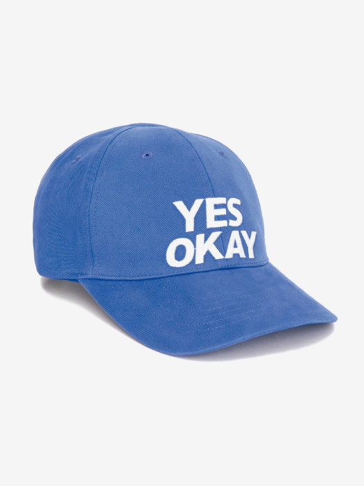 [UNISEX] 19FW YES OKAY CAP BLUE 2801013519200610