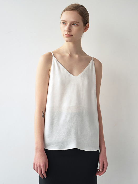 CHARMEUSE CAMISOLE_OFF WHITE