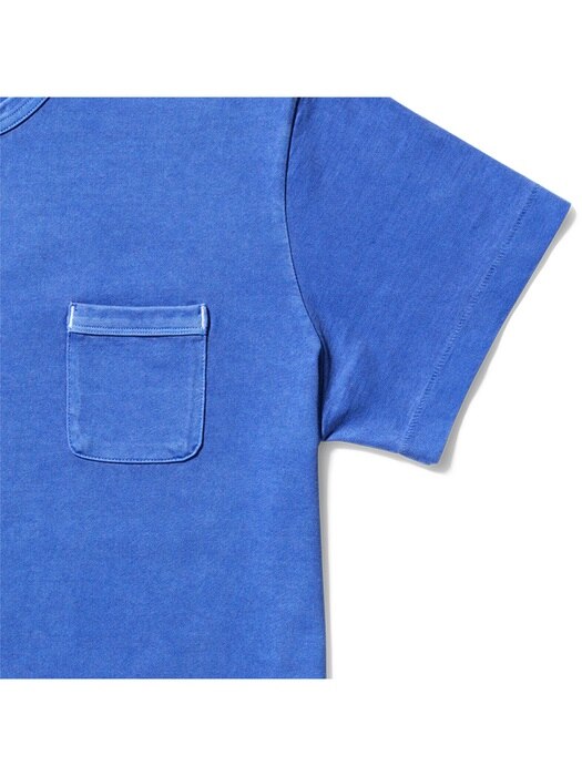 Garment-dyed Vintage Tee (Blue)