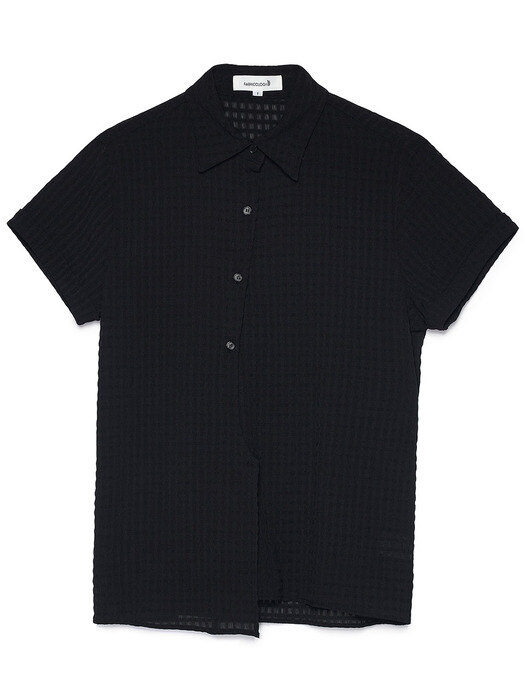 Half Sleeve Shirts_Black 