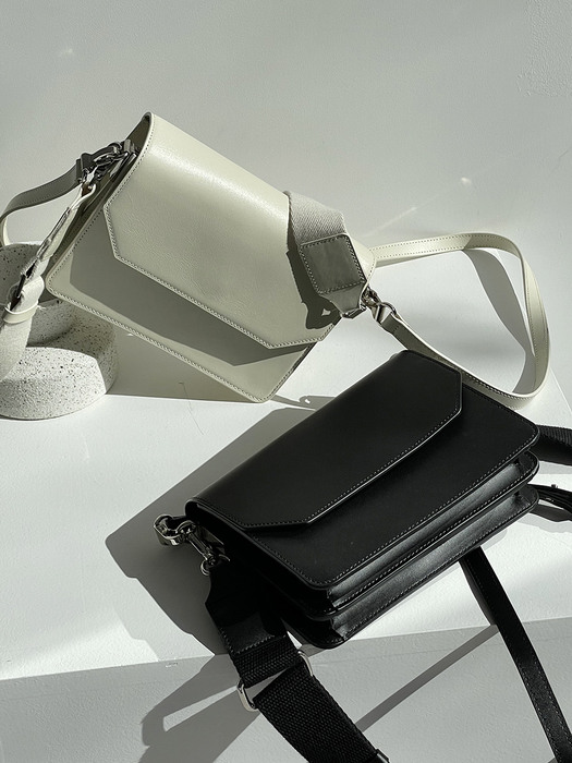modern two-strap bag [black]