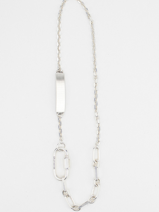 Double chain link necklace (W) (silver 925)