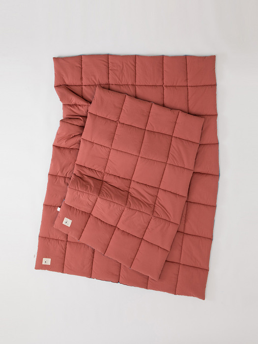 Homping Comforter_Rust Red