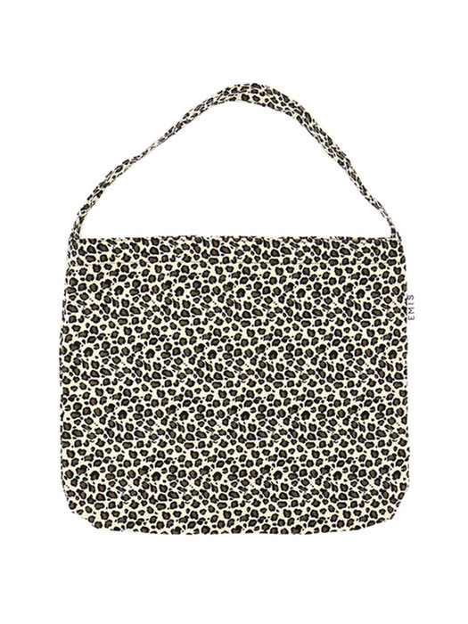 WHITE LEOPARD ECO BAG(CORDUROY)