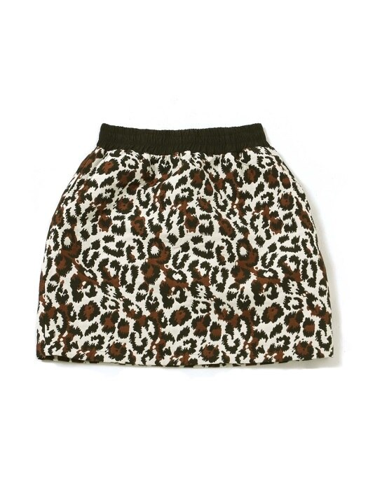 Leopard Mini Skirt (Brown)