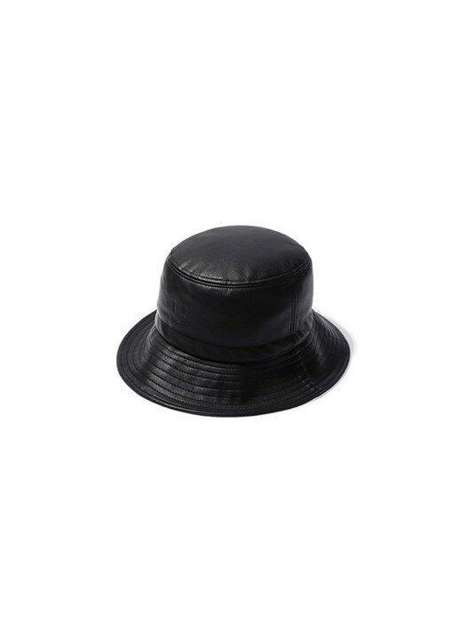 새드스마일 sadsmile bucket hat(leather)