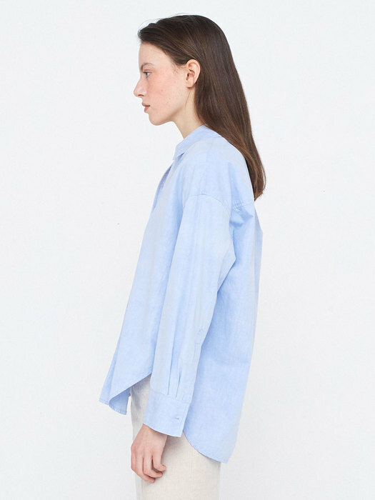 Washed Basic Shirts_Light Blue