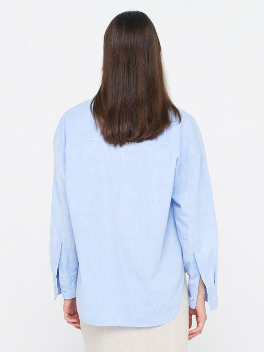 Washed Basic Shirts_Light Blue