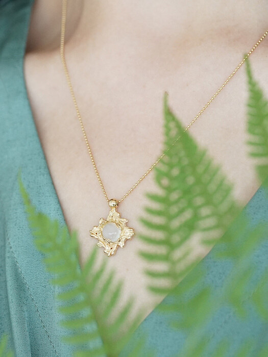 Forest at dawn. necklace 03