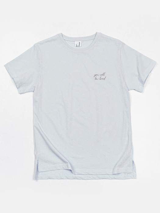 Be loved T shirts-sky blue							