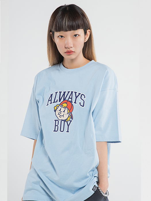 ALWAYS BOY T-shirts Light Blue (MDIBH8861)