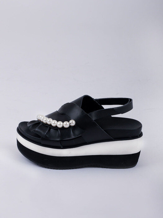 BlackPearl Platform Sandal Black