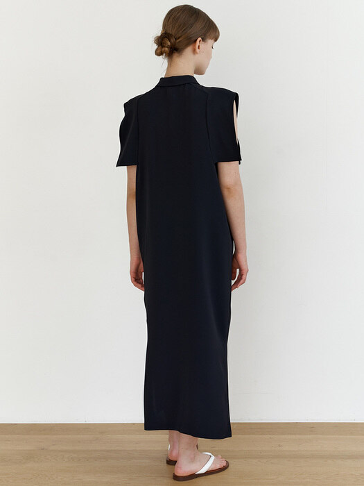 Sleeveless Dress-black