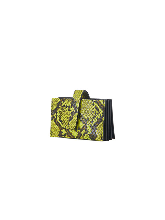 ACCORDION CARD WALLET(LIME)