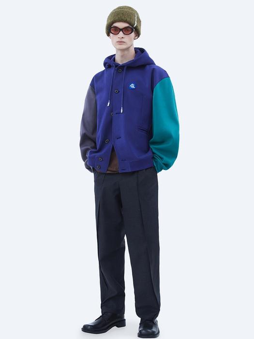 トップス ADERERROR sculpture logo hood jacket 아더에러 스컬프처 로고 후드 자켓 다크 그레이 | Ader Error