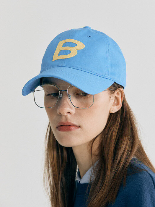 B PATCH CAP - VINTAGE BLUE