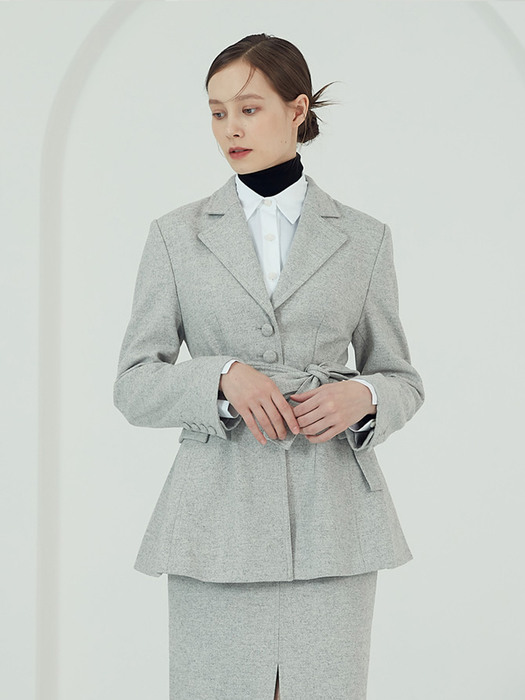 Allure lined jacket in grey