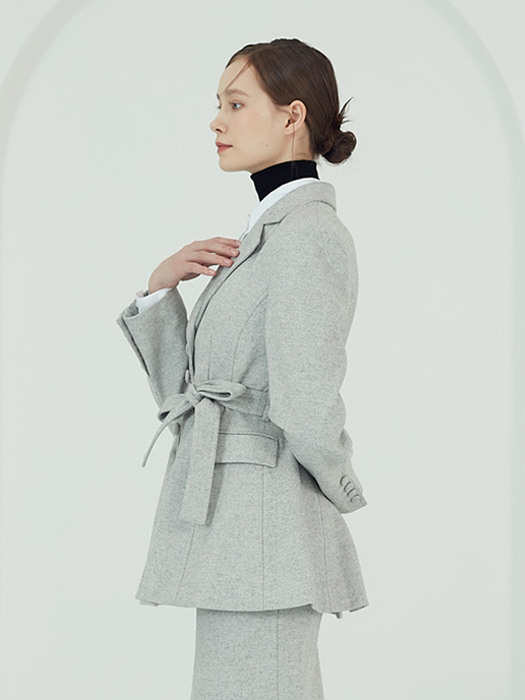 Allure lined jacket in grey