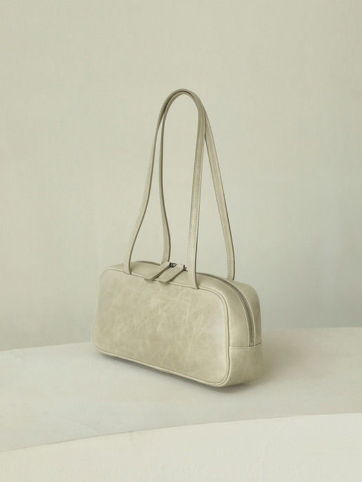 [ ITALY leather ] 프레임백 스톤 그레이 컴팩트 28 frame bag stone grey compact 28