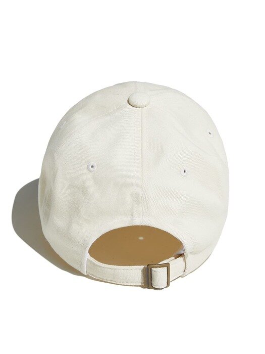 WAVE LOGO BALL CAP_CREAM