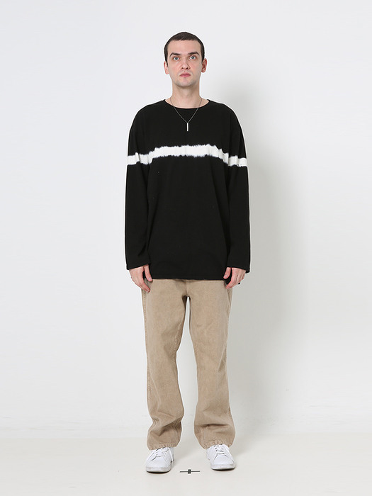 LINE LONG SLEEVE (BLACK)