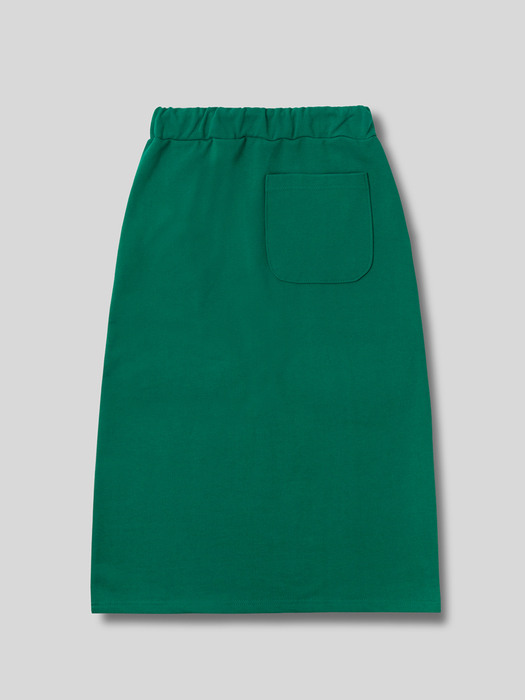 1980 sweat skirt (green)