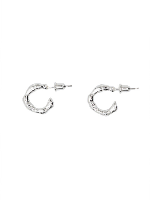 [925 silver] Deux.silver.91 / agite earring