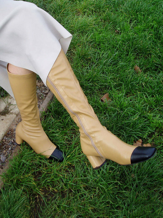 cap toe slim boots (2colors)