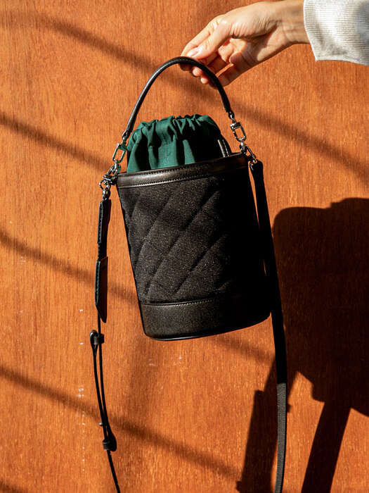 Mini Bucket bag(에코퍼 버킷백)_Winter Black
