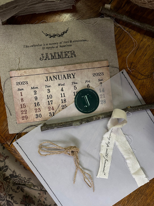 2023 JAMMER fabric calendar