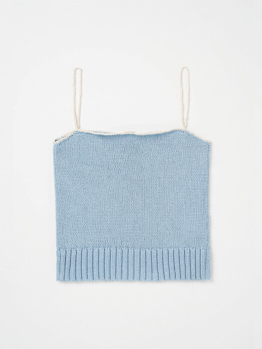 [단독] Via Rina string knit top