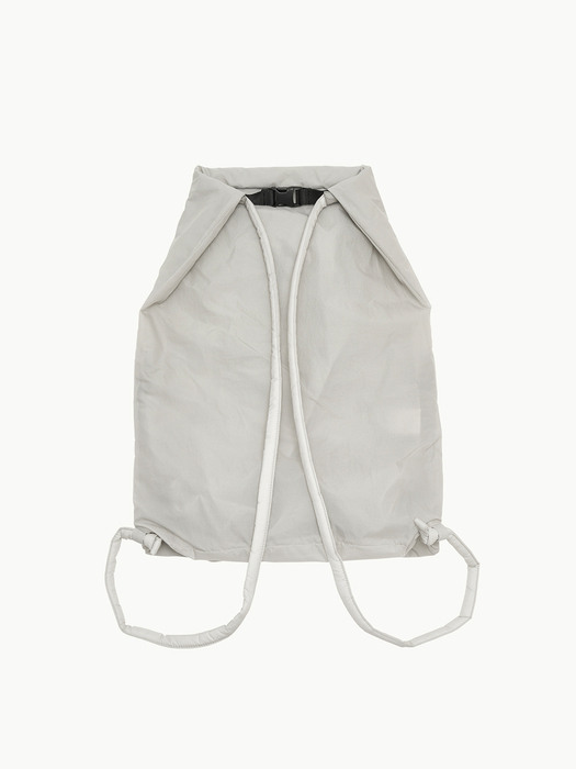 아모멘토]SHEER RIPSTOP DRAWSTRING BACKPACK (GREY)