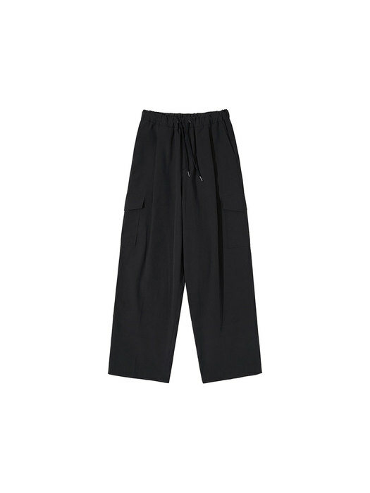 SIPT7066 cargo banding slacks_Black