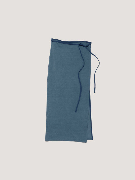 Pigment Dyeing Jersey Wrap Skirt [3COLORS]