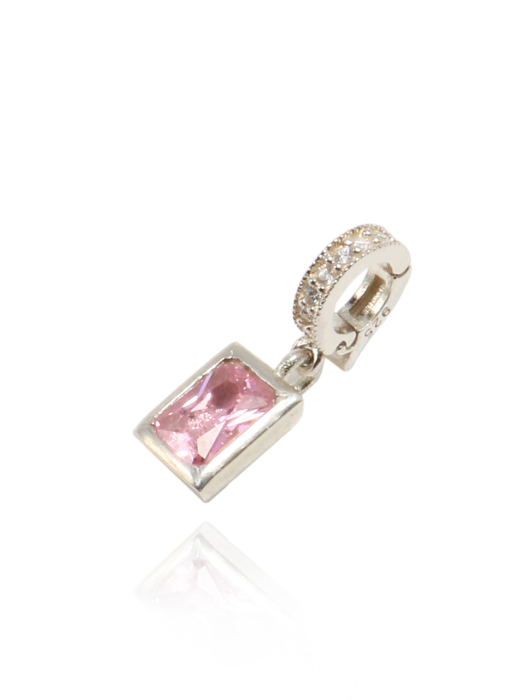 Changeable Pink Lucente Silver Pendant Ip12 [Silver]