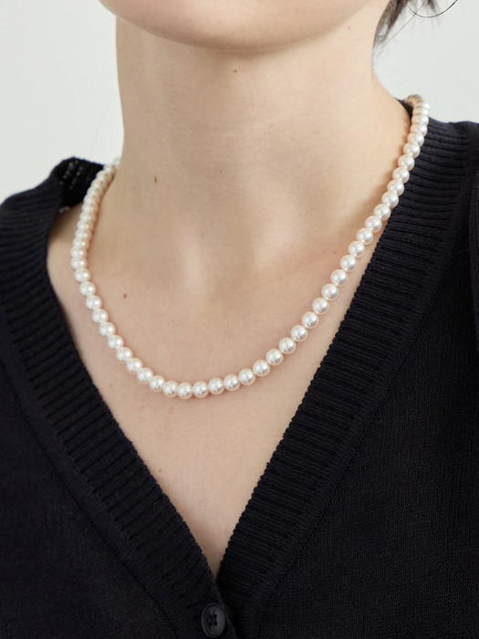 Graceful Pearl Necklace (6mm)
