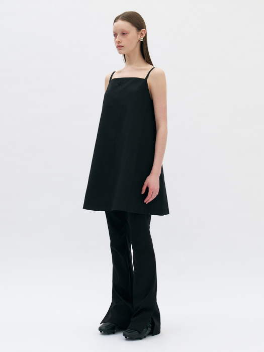 Hatch Mini Dress (Black)
