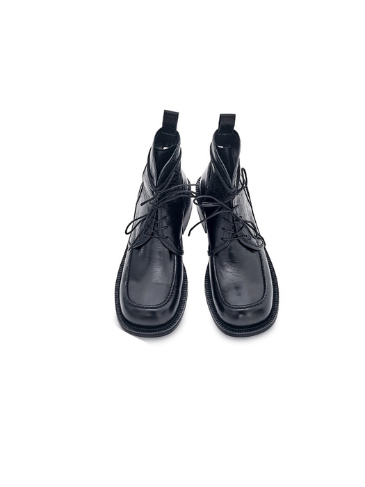  Combat Sandal Boots BLACK