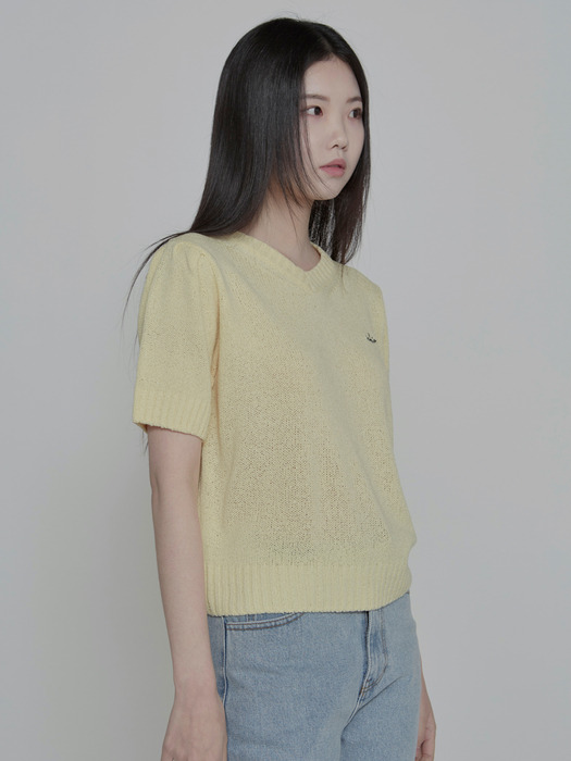 PUFF SLEEVE KNIT_2colors