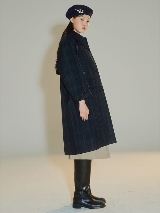 Signature Mac Trench Coat  Navy (KE3830M01R)