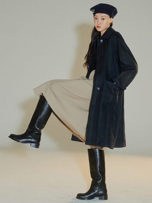 Signature Mac Trench Coat  Navy (KE3830M01R)