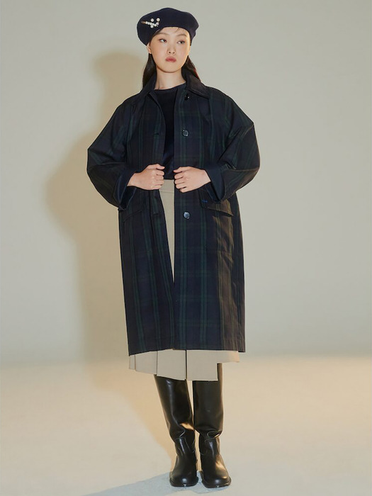 Signature Mac Trench Coat  Navy (KE3830M01R)