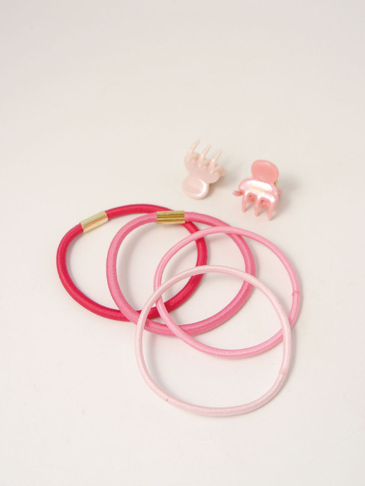 Pink Clips & String Set (2 clips+4 string)