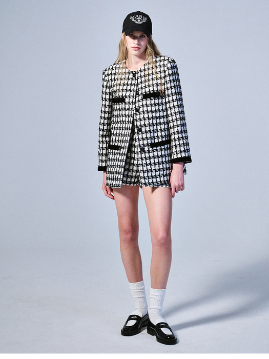 TWEED OVERSIZED JACKET_IVORY