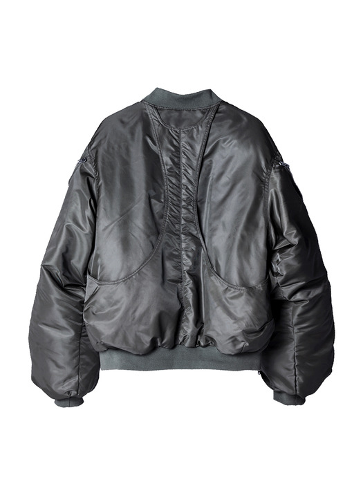 CURVED-ZIP DOWN BOMBER_CC