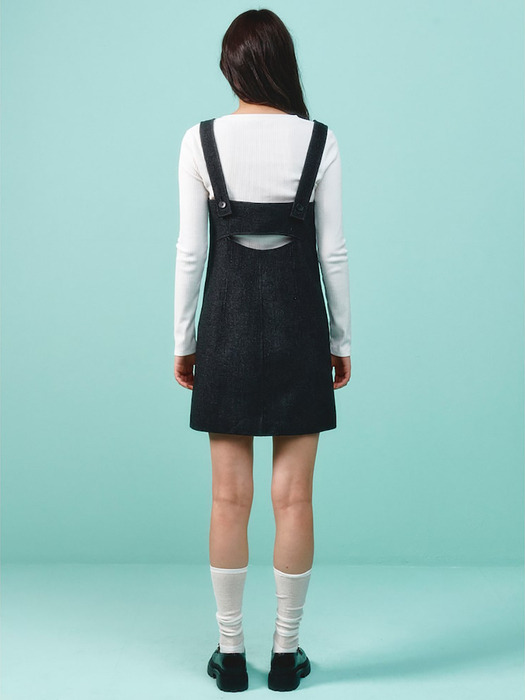 Sleeveless Mini Dress  Ash (KE4171M024)