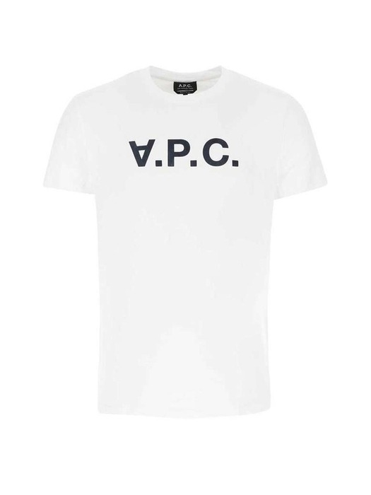 24SS VPC 벨벳 로고 티셔츠 화이트 COBQX H26586 IAK