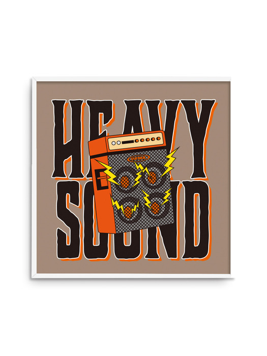 BFMA HEAVY SOUND SQUARE POSTER
