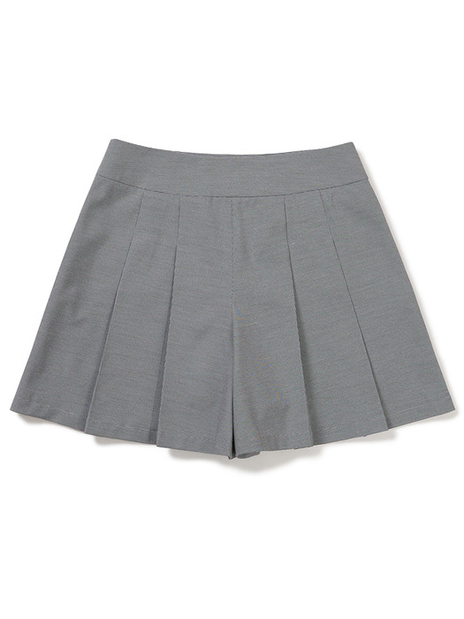 [24SS clove] Houndstooth Skirtpants (Grey)